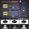 Nilight Led kastarar 4" með tengisetti (2.stk) - Image 8
