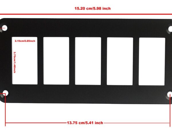 Panel fyrir rofa fimmfaldur